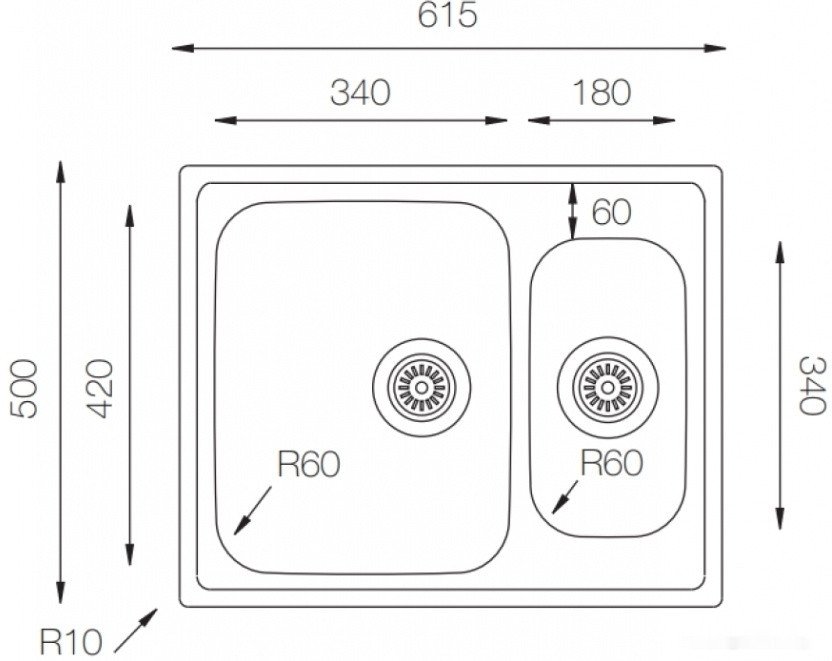 Кухонная мойка Zorg ZLL 6150-2 (микродекор) Кухонная мойка Zorg ZLL 6150-2 (микродекор)