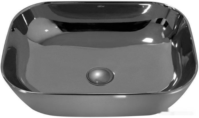 Умывальник Abber Rechteck AC2200GS (серебристый) Умывальник Abber Rechteck AC2200GS (серебристый)