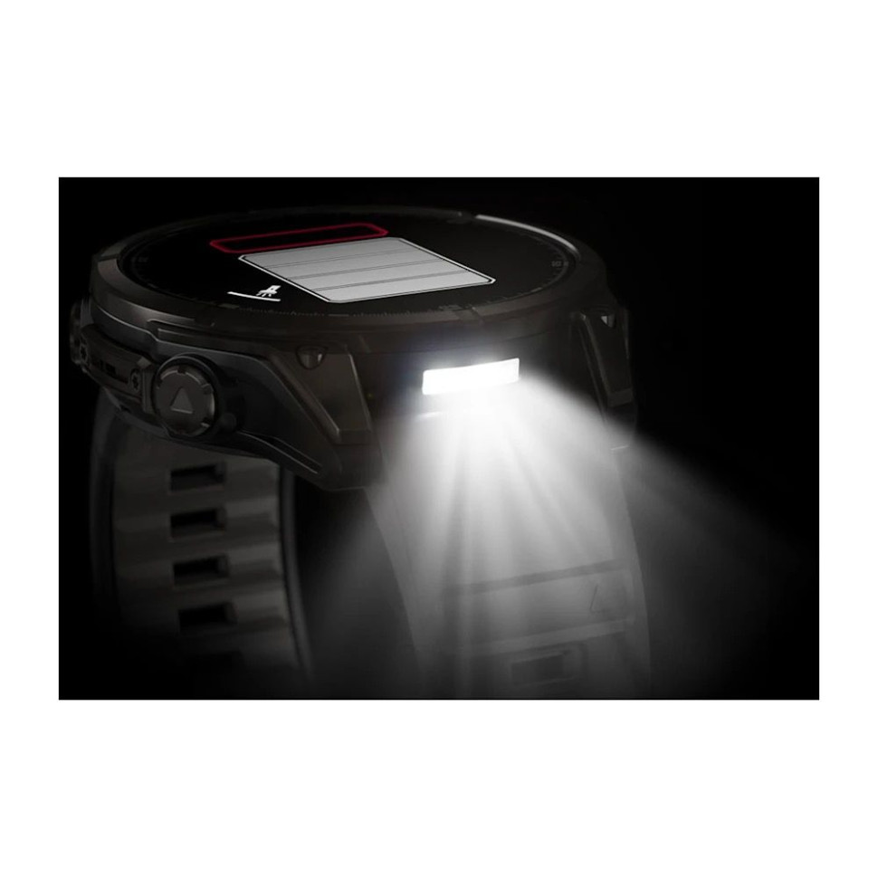 Умные часы Garmin Fenix 8 Sapphire, Titanium 47мм (угольно-черный DLC, пепельно-черный силиконовый ремешок) Умные часы Garmin Fenix 8 Sapphire, Titanium 47мм (угольно-черный DLC, пепельно-черный силиконовый ремешок)