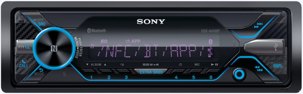 Автомагнитола Sony DSX-A416BT