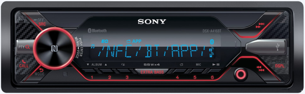 Автомагнитола Sony DSX-A416BT