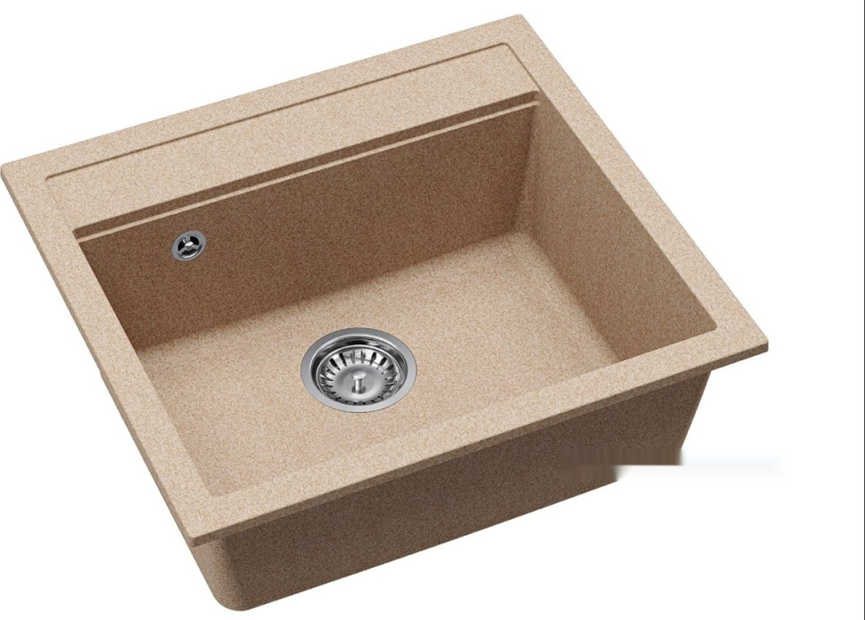 Кухонная мойка AquaSanita Rock SQR 101 110 AW (бежевый) Кухонная мойка AquaSanita Rock SQR 101 110 AW (бежевый)