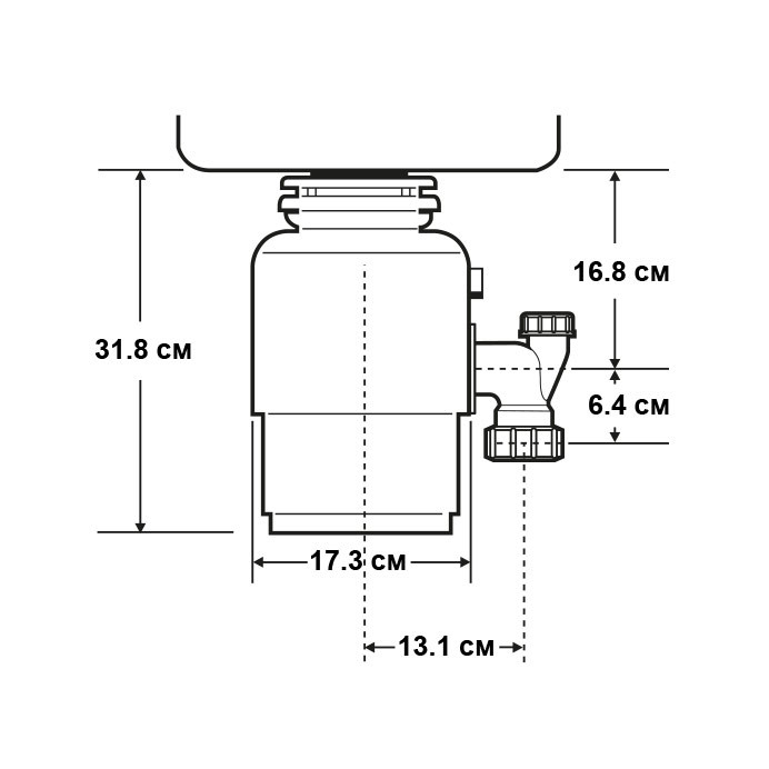 Измельчитель пищевых отходов InSinkErator 56-2