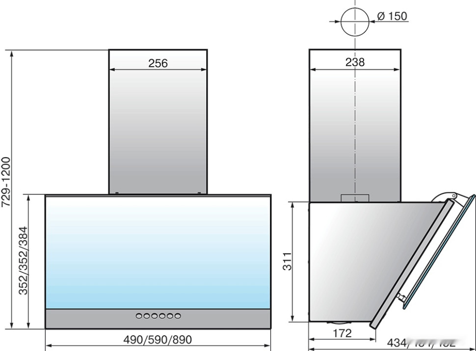 Вытяжка Elikor Рубин S4 50П-700-Э4Д перламутр/белый Вытяжка Elikor Рубин S4 50П-700-Э4Д перламутр/белый