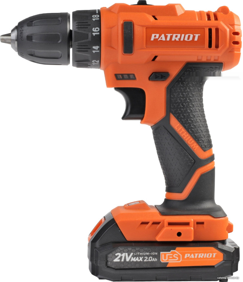 Дрель-шуруповерт Patriot BR 189 UES 180301549 (с 2-мя АКБ, кейс)