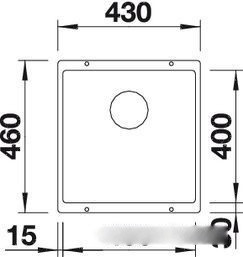 Кухонная мойка Blanco Rotan 400-U (жасмин) Кухонная мойка Blanco Rotan 400-U (жасмин)