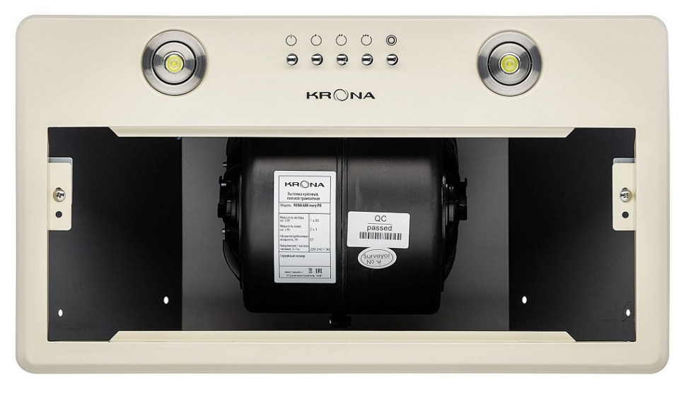 Вытяжка Krona Runa 600 PB (слоновая кость) 00026696 Вытяжка Krona Runa 600 PB (слоновая кость) 00026696