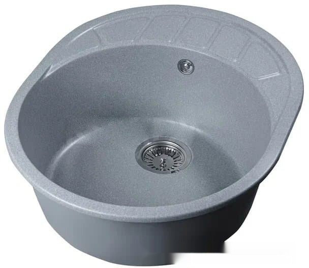 Кухонная мойка Marblan Ovata R (серебристый) Кухонная мойка Marblan Ovata R (серебристый)