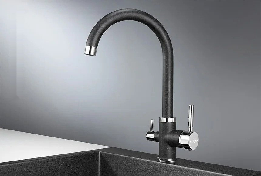 Смеситель Krona Brunnen H270 1 КА-00006917 (черный)