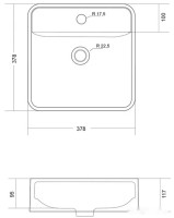 Умывальник Madera Venera 40