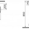 Умывальник Vitra Outline 5995B450-0016