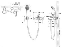 Смеситель Bravat Fit 6135188CP-B