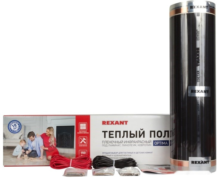 Теплый пол Rexant Optima 150 11 кв.м 1650 Вт