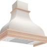 Вытяжка Elikor Аркада Валенсия 60П-650-П3Д (белый муар/дуб неокрашенный)