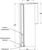 Вытяжка LEX Toro 350 Black