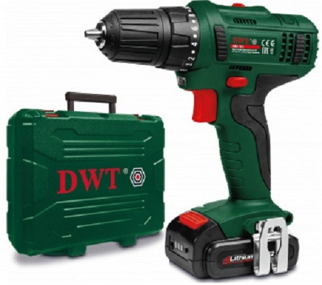 Дрель-шуруповерт DWT ABS-12 L-2 BMC (с 2-мя АКБ, кейс) Дрель-шуруповерт DWT ABS-12 L-2 BMC (с 2-мя АКБ, кейс)