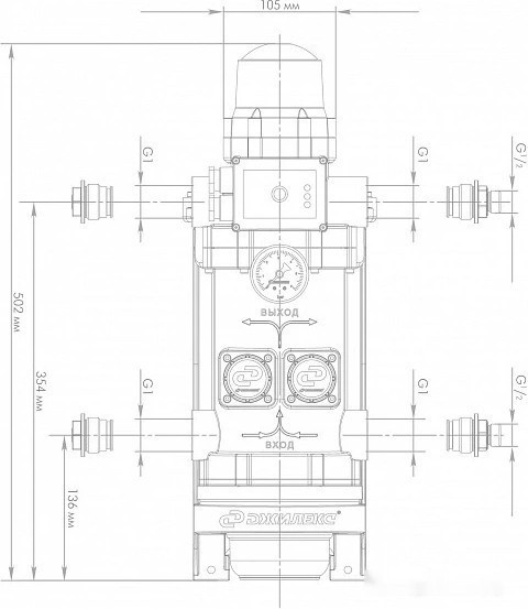 Центробежный насос Джилекс Комфорт Про 60/30 Центробежный насос Джилекс Комфорт Про 60/30