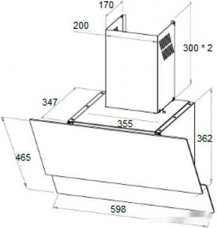 Вытяжка Schtoff Albina 60 (серый)