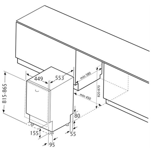 Посудомоечная машина Krona KAMAYA 45 BI Посудомоечная машина Krona KAMAYA 45 BI