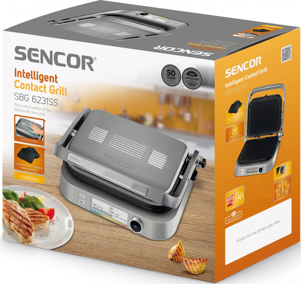Электрогриль Sencor SBG 6231 SS Электрогриль Sencor SBG 6231 SS