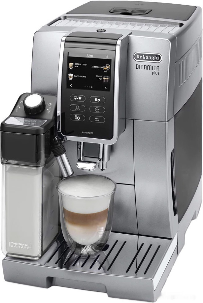 Эспрессо кофемашина Delonghi Dinamica Plus ECAM 370.95.S