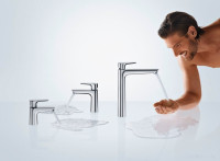 Смеситель Hansgrohe Talis E 71716670 (черный матовый)
