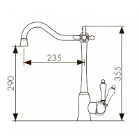 Смеситель Kaiser Vincent 31944 (хром)
