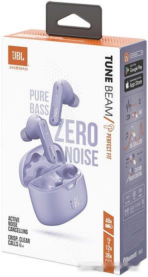 Наушники JBL Tune Beam (сиреневый) Наушники JBL Tune Beam (сиреневый)