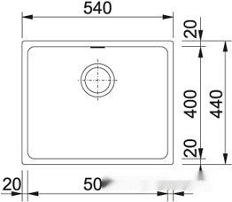 Кухонная мойка Franke KBG 110-50 (графит) Кухонная мойка Franke KBG 110-50 (графит)