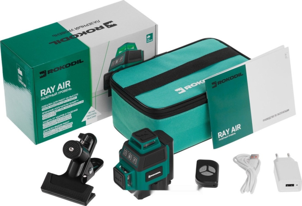 Лазерный нивелир Rokodil Ray Air 3D Лазерный нивелир Rokodil Ray Air 3D