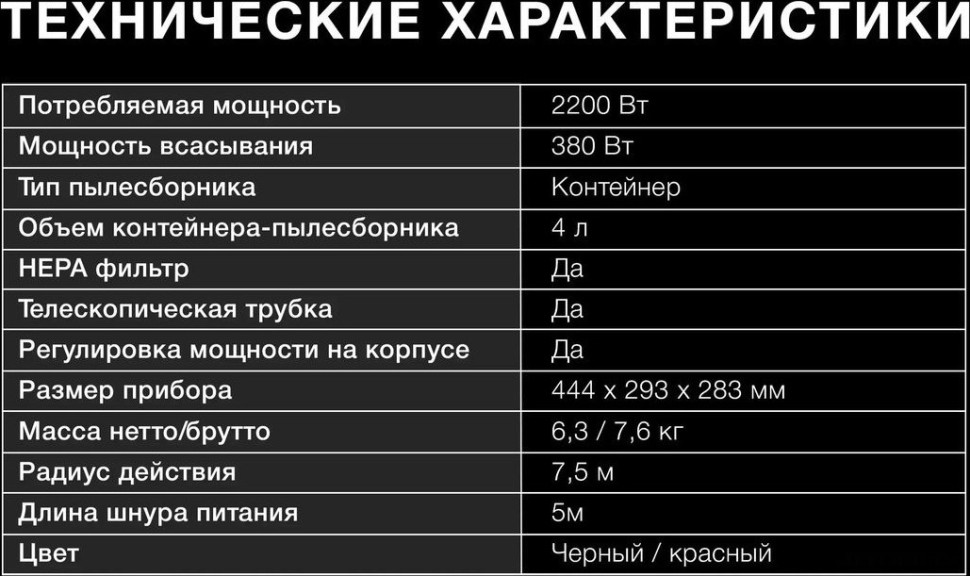 Пылесос Hyundai HYV-C2640 Пылесос Hyundai HYV-C2640