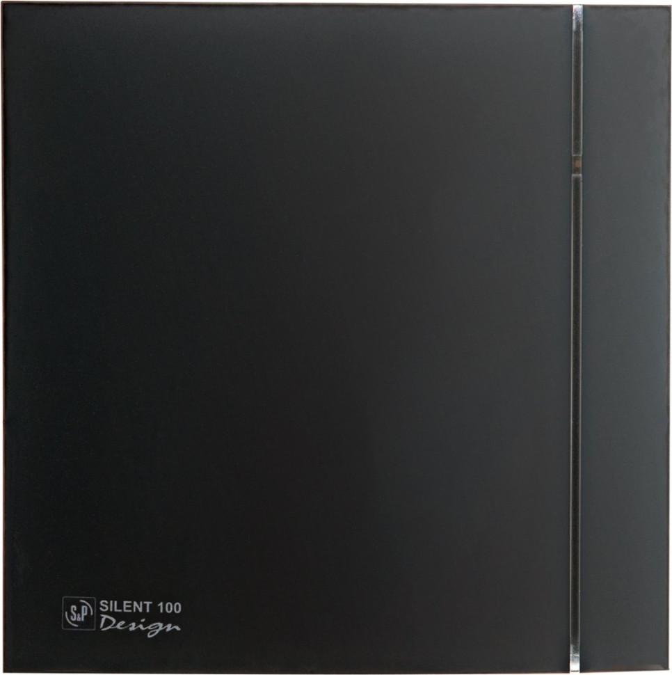 Осевой вентилятор Soler & Palau Silent-100 CHZ Matt Black Design 5210402300-011000