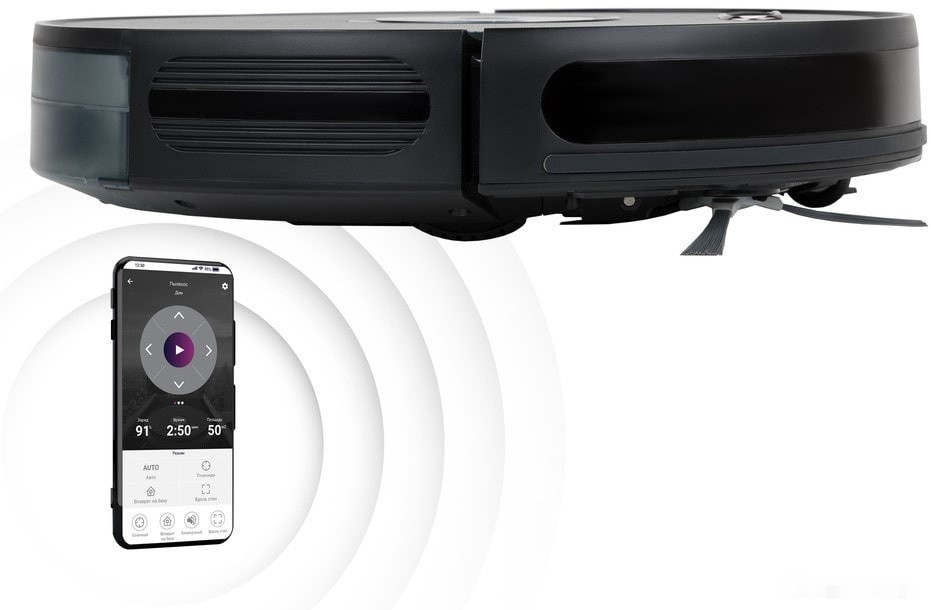 Робот-пылесос Polaris PVCR 3200 IQ Home Aqua (черный)