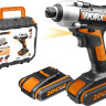 Винтоверт Worx WX290.1 (с 2-мя АКБ, кейс)