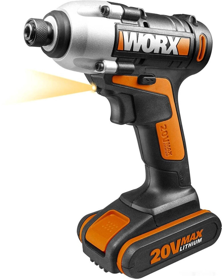 Винтоверт Worx WX290.1 (с 2-мя АКБ, кейс)