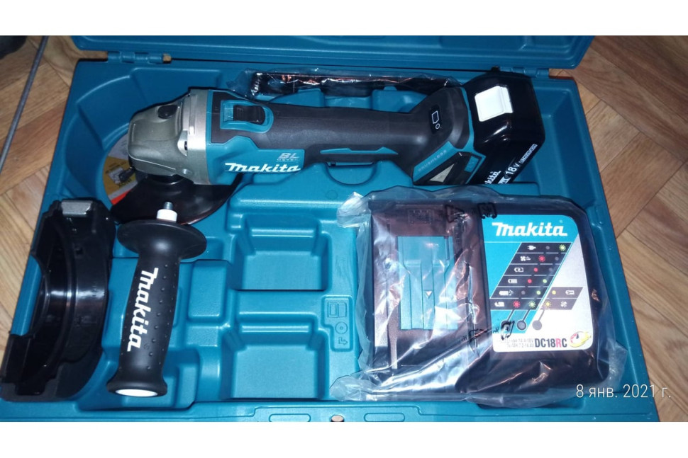 Угловая шлифмашина Makita DGA504RF (с 2-мя АКБ) Угловая шлифмашина Makita DGA504RF (с 2-мя АКБ)