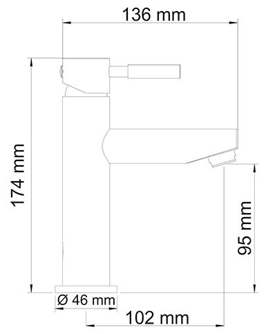 Смеситель Wasserkraft Main 4104 Смеситель Wasserkraft Main 4104