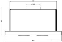 Вытяжка Elikor Интегра Glass 60П-650-В2Л (черный/стекло черное)