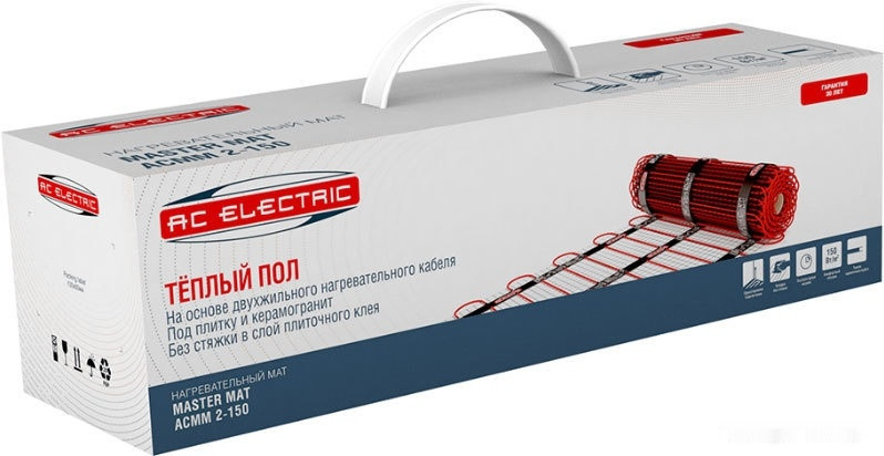 Теплый пол AC Electric Master Mat ACMM 2-150-10 Теплый пол AC Electric Master Mat ACMM 2-150-10