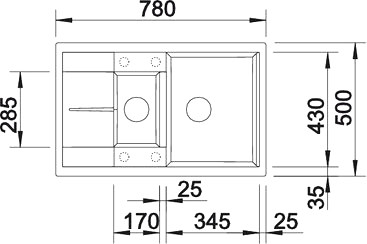 Кухонная мойка Blanco Metra 6S Compact жасмин Кухонная мойка Blanco Metra 6S Compact жасмин