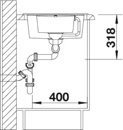 Кухонная мойка Blanco Metra 6S Compact жасмин Кухонная мойка Blanco Metra 6S Compact жасмин