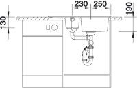 Кухонная мойка Blanco Metra 6S Compact жасмин