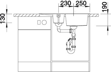 Кухонная мойка Blanco Metra 6S Compact жасмин Кухонная мойка Blanco Metra 6S Compact жасмин