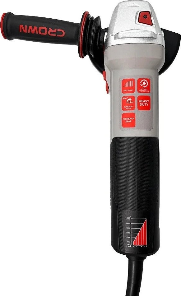 Угловая шлифмашина Crown CT13677-125RSV Угловая шлифмашина Crown CT13677-125RSV