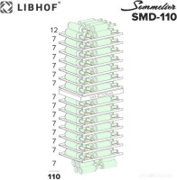 Винный шкаф Libhof Sommelier SMD-110 slim black