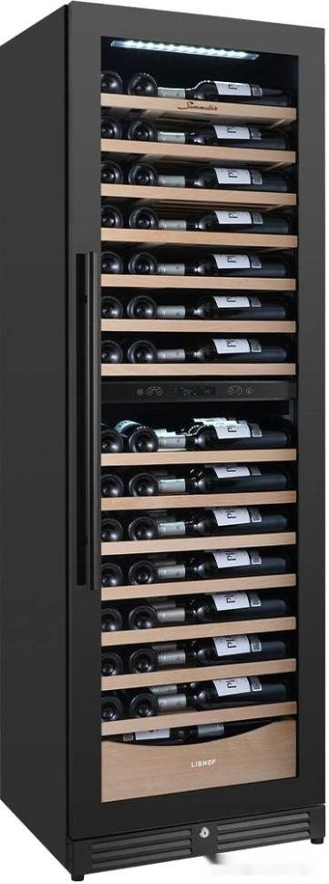 Винный шкаф Libhof Sommelier SMD-110 slim black