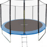 Батут GetActive Jump 10ft - 312 см с лестницей, внешней сеткой (синий) Батут GetActive Jump 10ft - 312 см с лестницей, внешней сеткой (синий)