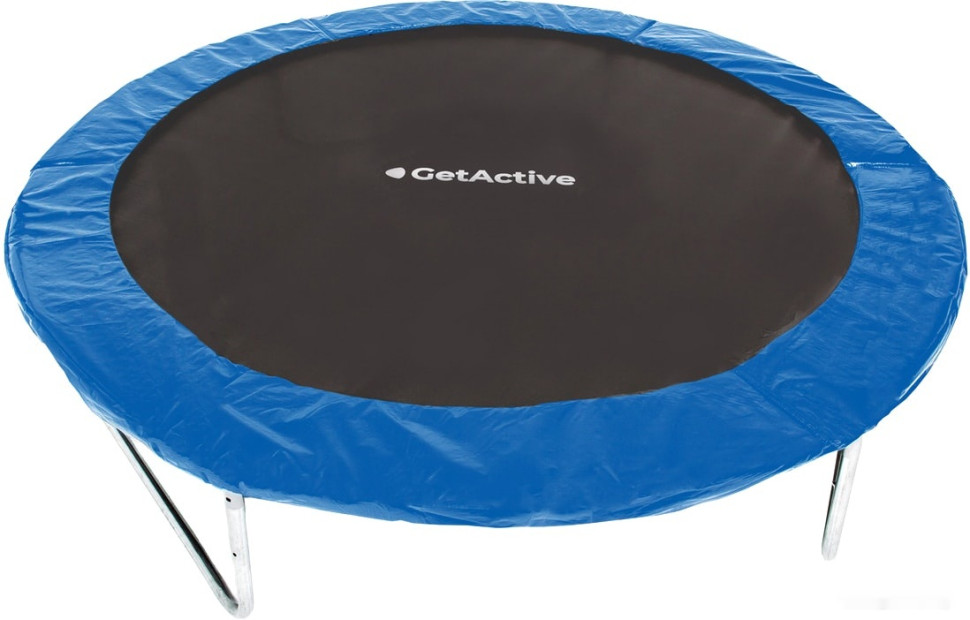 Батут GetActive Jump 10ft - 312 см с лестницей, внешней сеткой (синий) Батут GetActive Jump 10ft - 312 см с лестницей, внешней сеткой (синий)