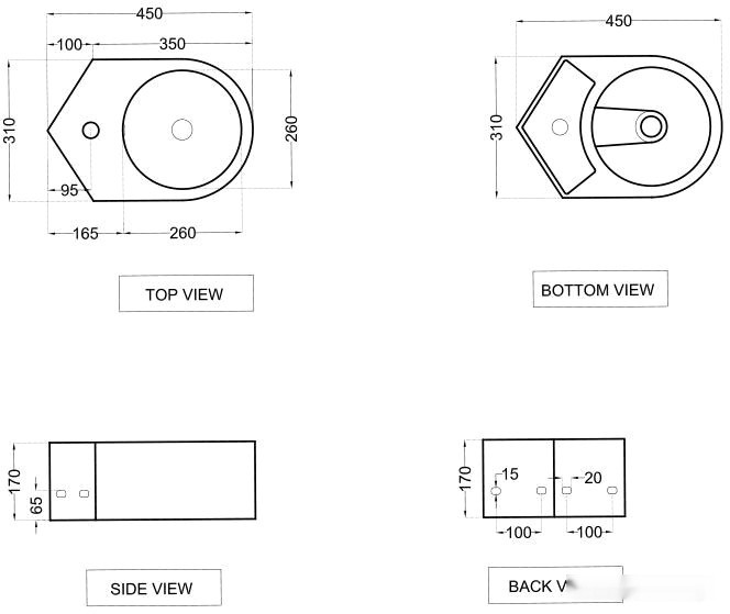 Умывальник Jaquar JDS-WHT-25841 Умывальник Jaquar JDS-WHT-25841