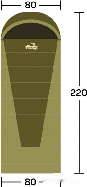 Спальный мешок Tramp Sherwood Regular TRS-054R (левая молния) Спальный мешок Tramp Sherwood Regular TRS-054R (левая молния)
